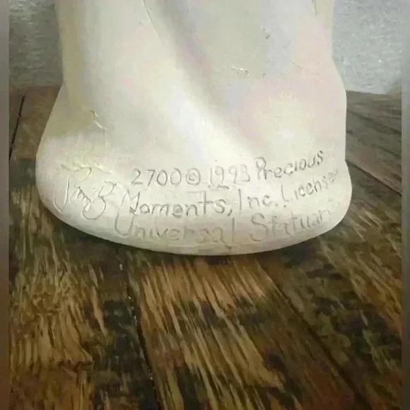 13 “Large Precious Moments Collection 1998 1 Boy & 2Girls Praying Garden Angels - Picture 7 of 7